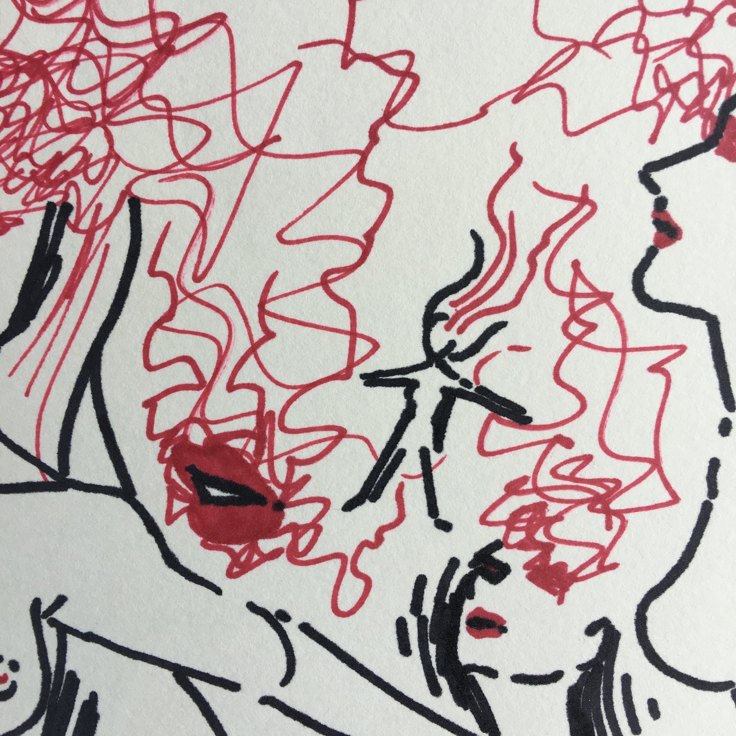 'Unconscious Female Spirit' | Pen Drawing