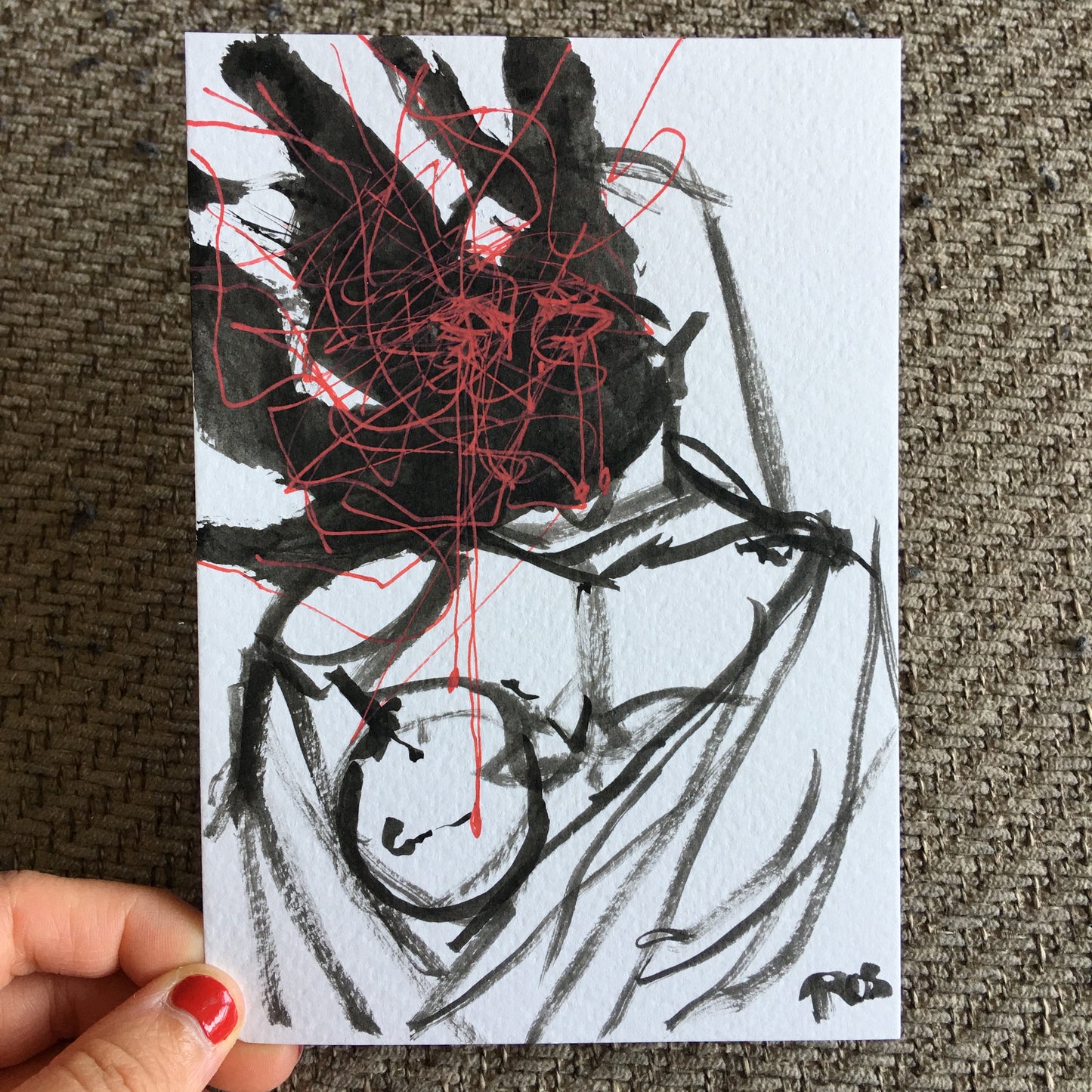 'GUILT AFTER DEATH' | 2024 | Ink Drawing