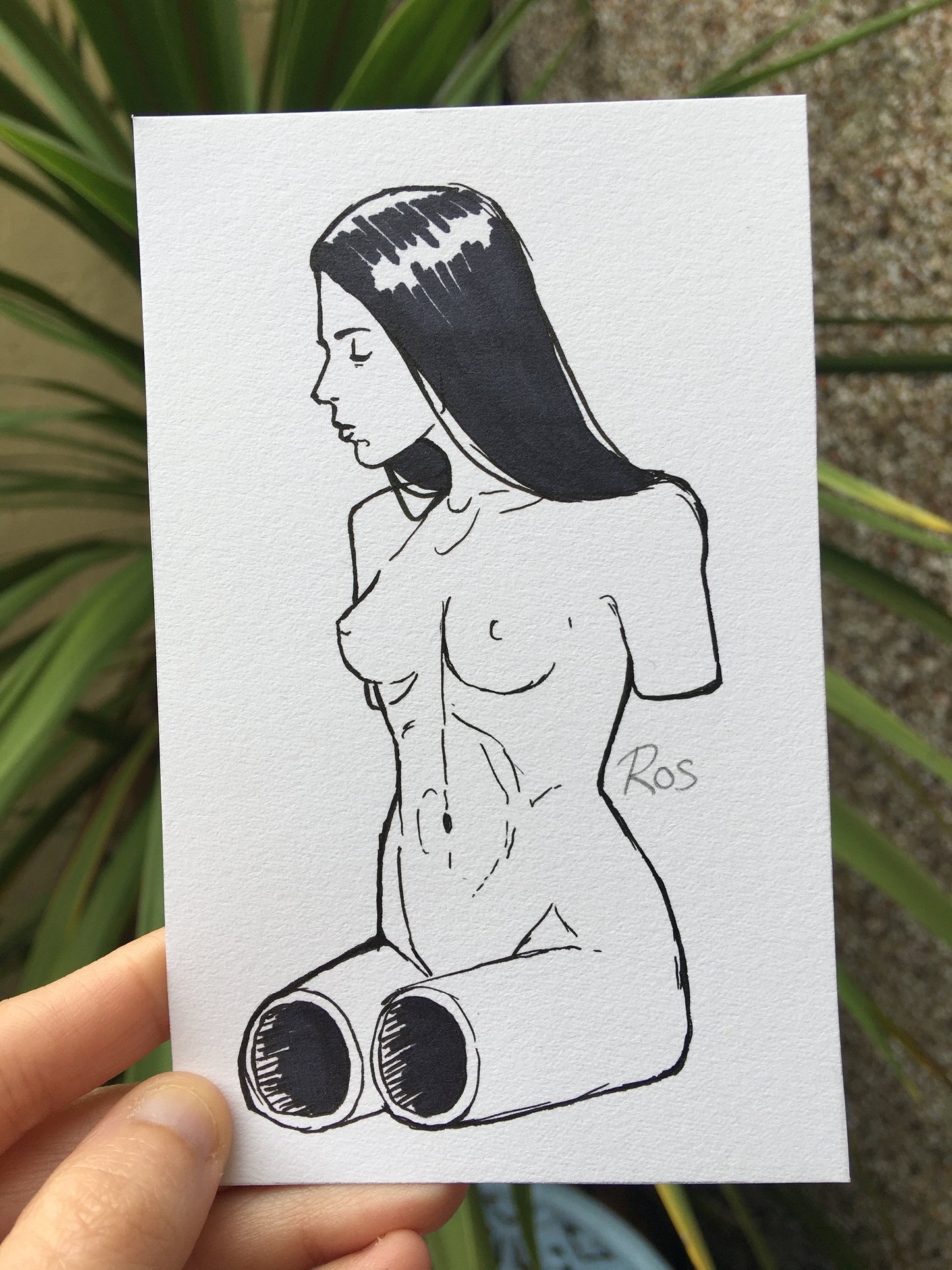 'Small Hollow Women' | Pen Drawings