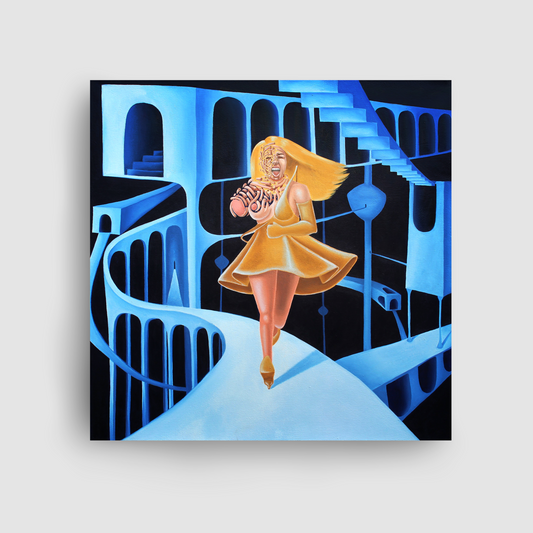 'The Lady Searching For Her Missing Right Arm I' (2022) | Art Print