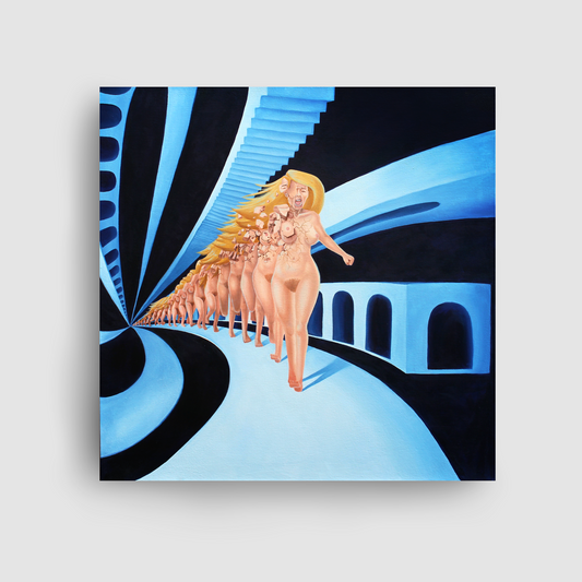 'The Lady Searching For Her Missing Right Arm II' (2022) | Art Print