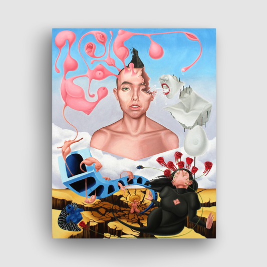 'The Soup of the Unconscious is Eaten by the Woman I Desire' (2022) | Art Print