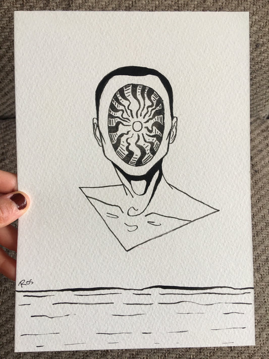 'Am I Crazy?' | Pen Drawing