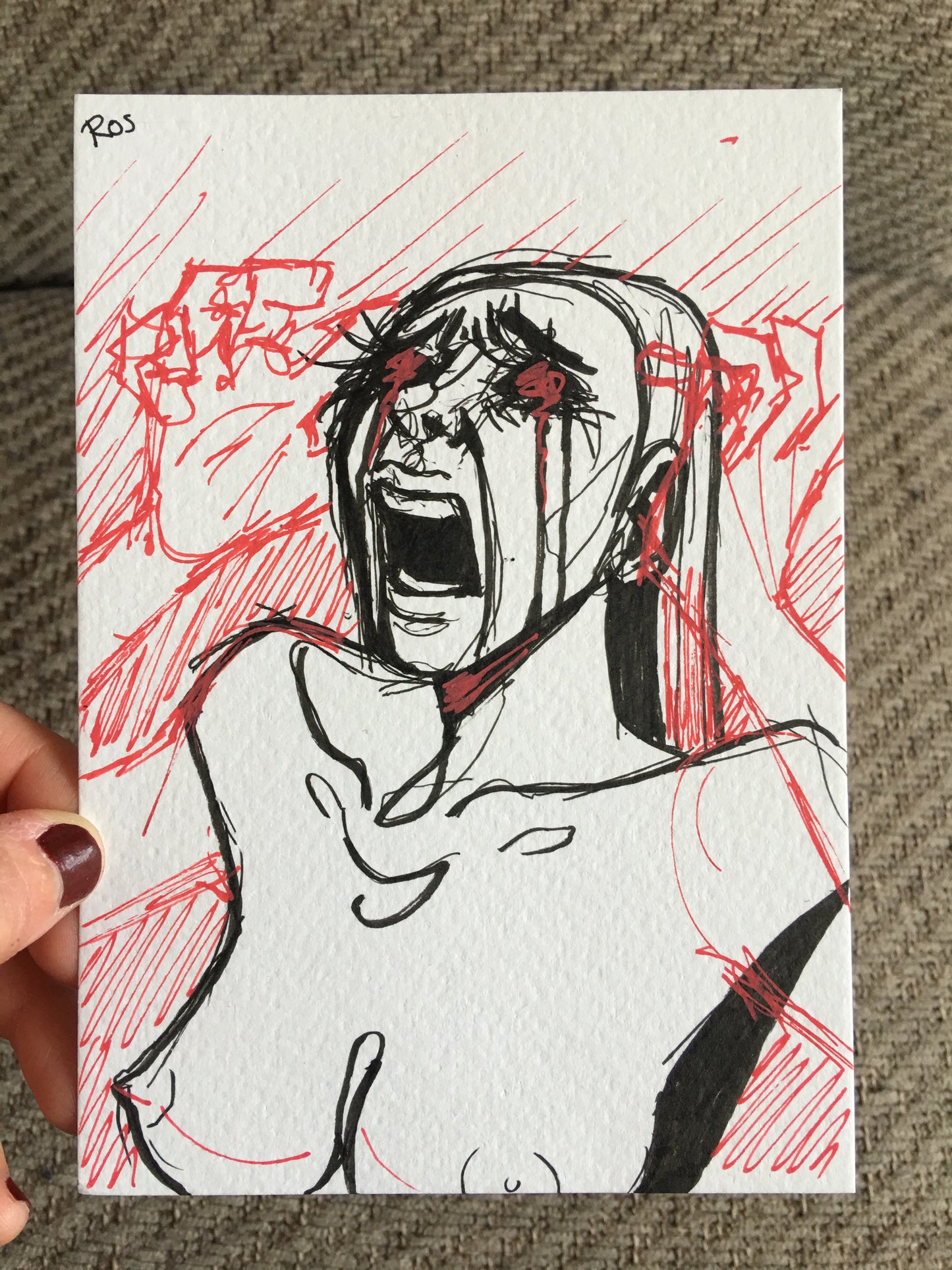 I Was Overwhelmed [1] | Pen Drawing