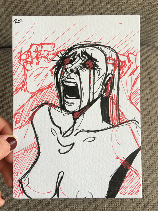 I Was Overwhelmed [1] | Pen Drawing