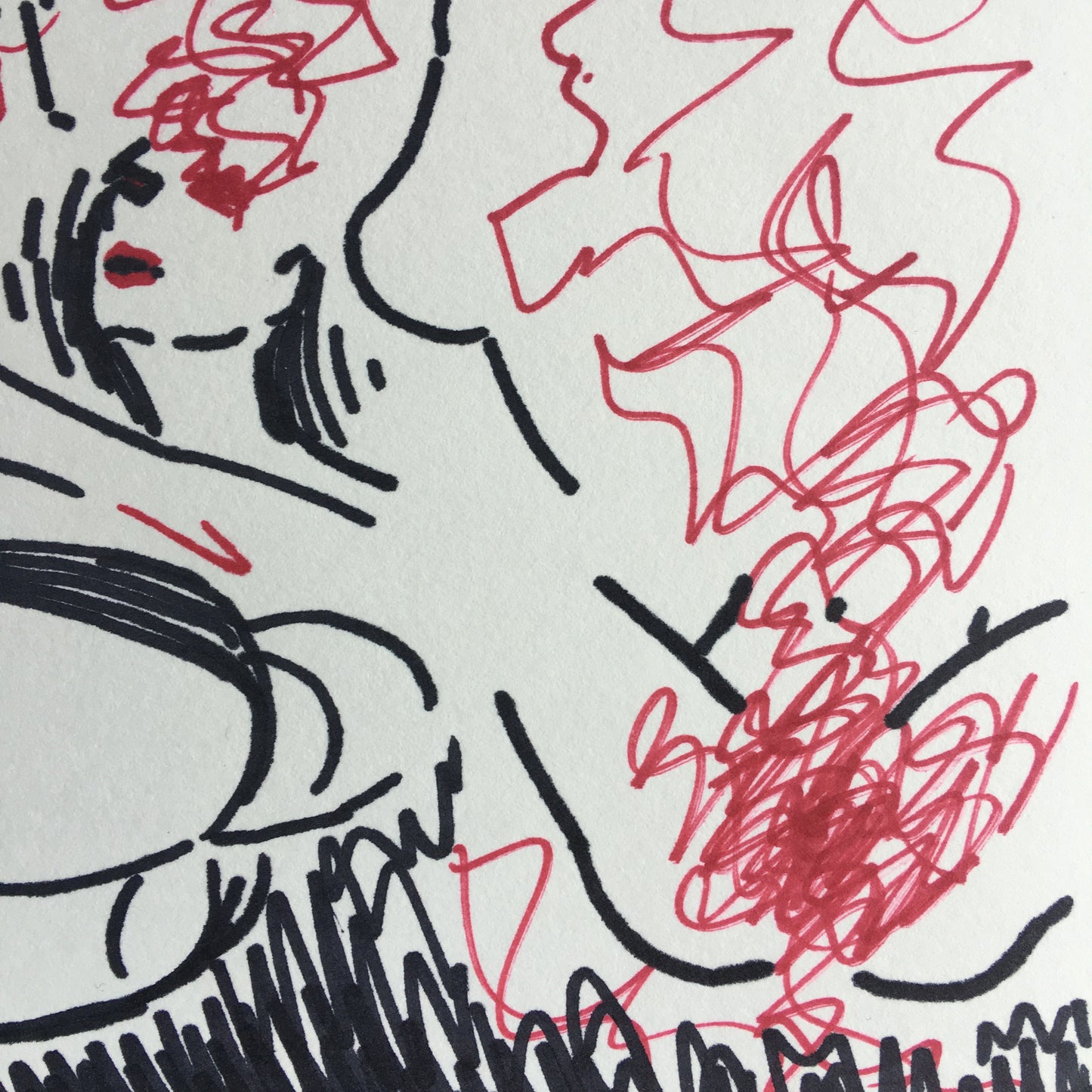 'Unconscious Female Spirit' | Pen Drawing