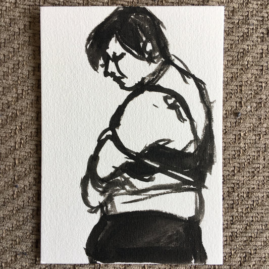 Shibari Life Drawing | 2024 | Ink Drawing