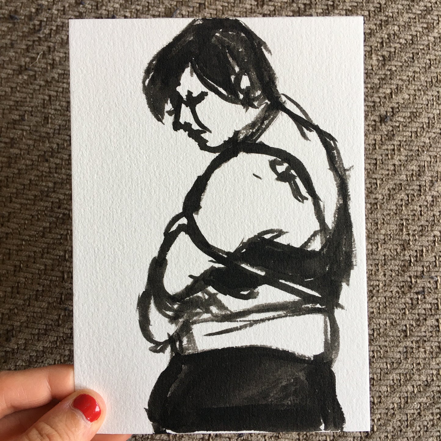 Shibari Life Drawing | 2024 | Ink Drawing