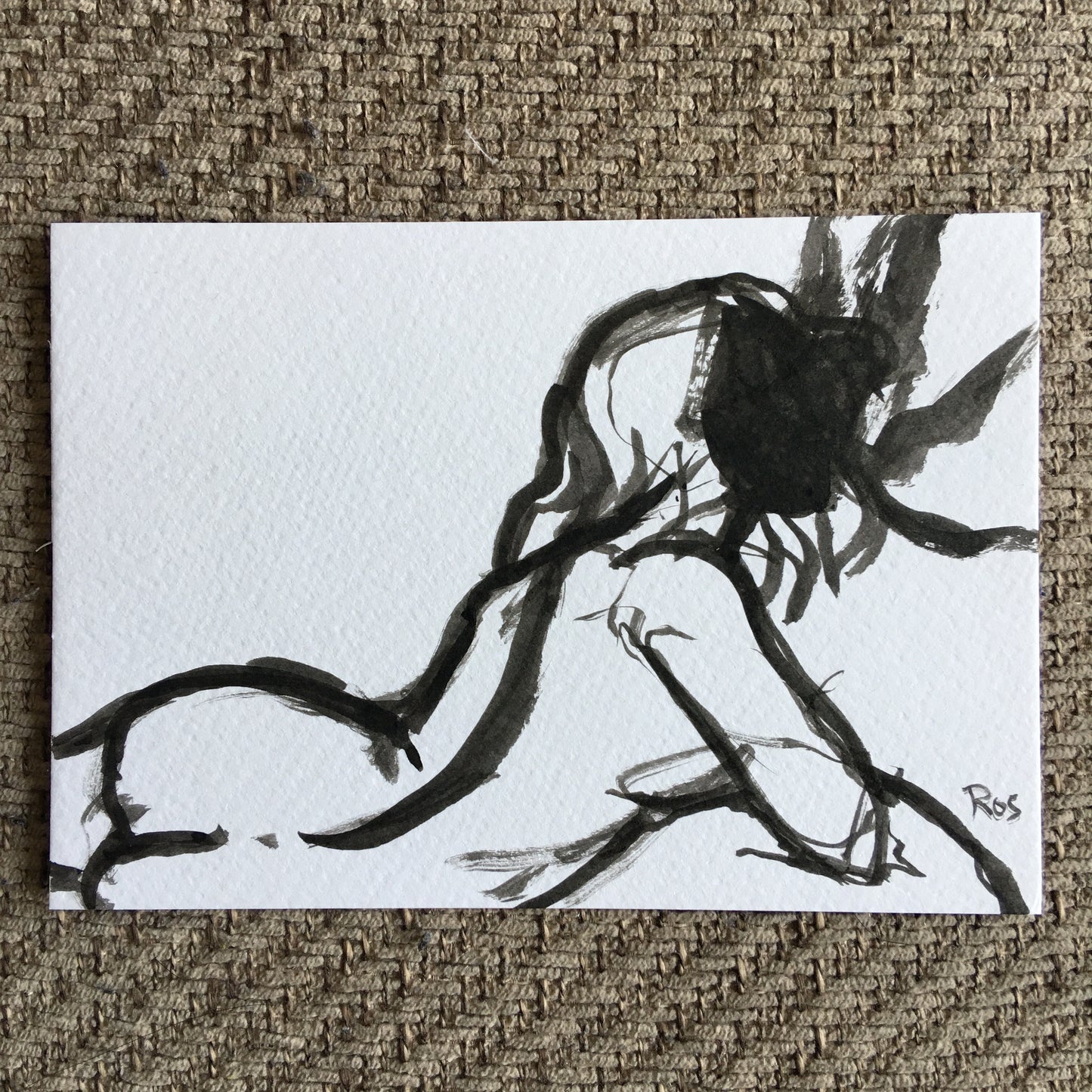 'EMPTY WITH LOSS' | 2024 | Ink Drawing