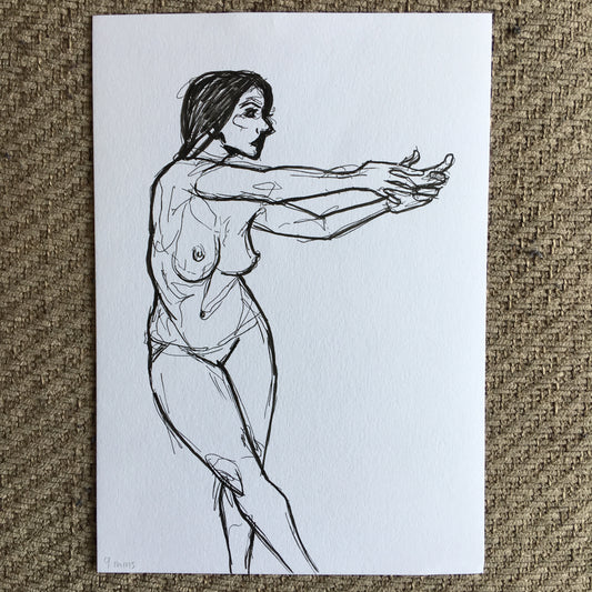 Simple Life Drawing [5] | 2024 | Pen Drawing