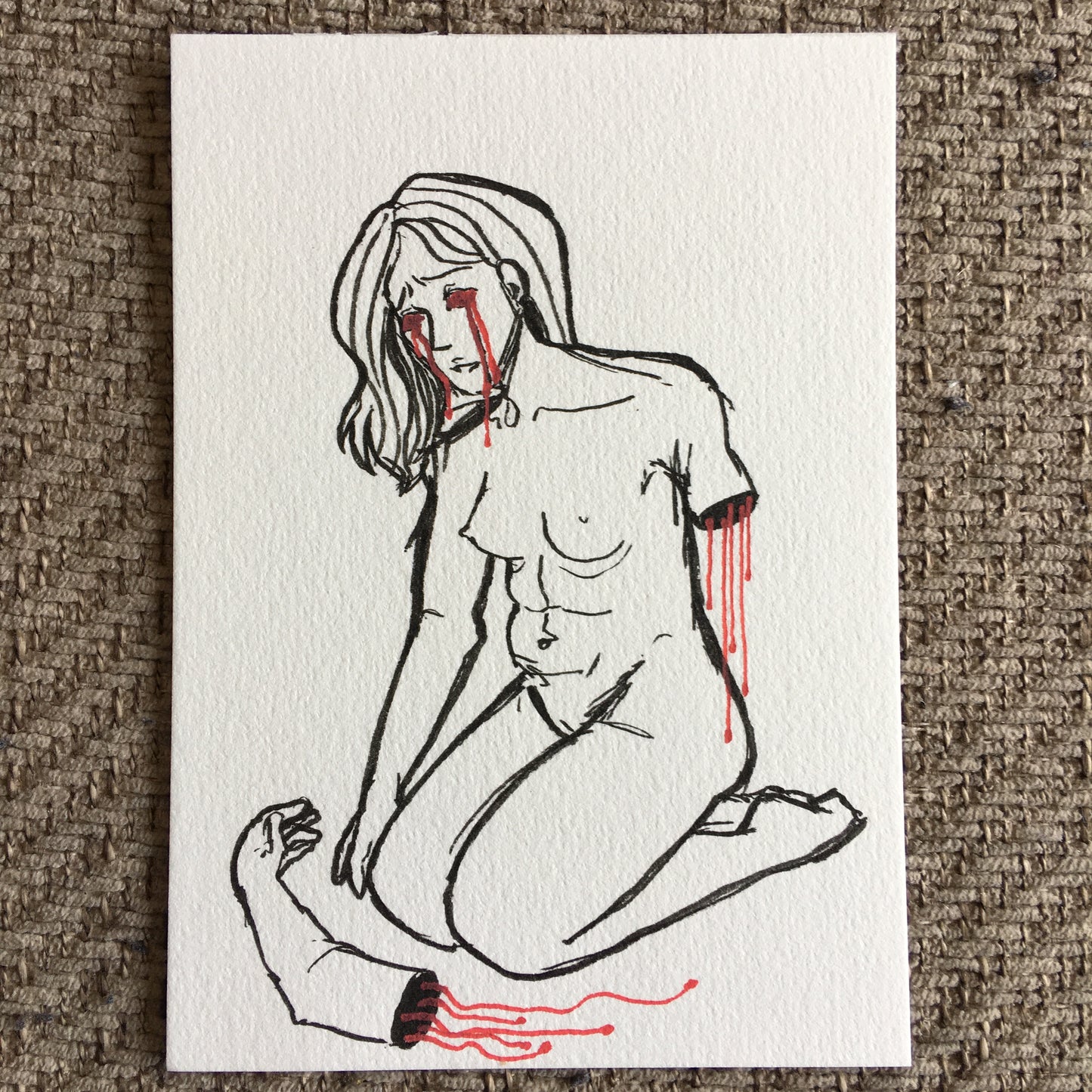 'LOSS' | 2025 | Pen Drawing