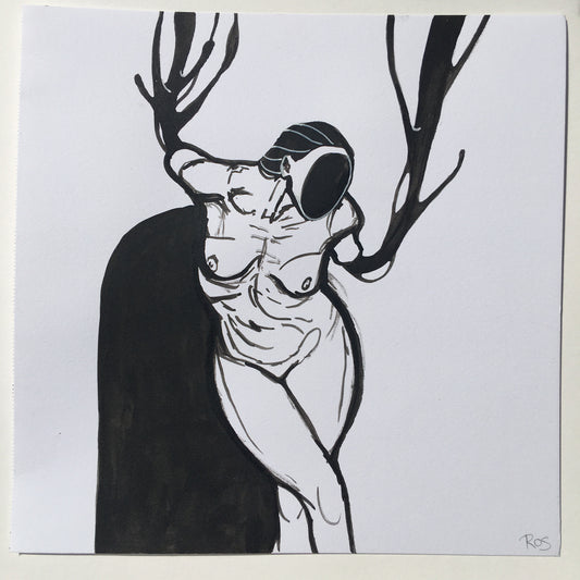 'The Faceless' [4] | 2022 | Ink Drawing