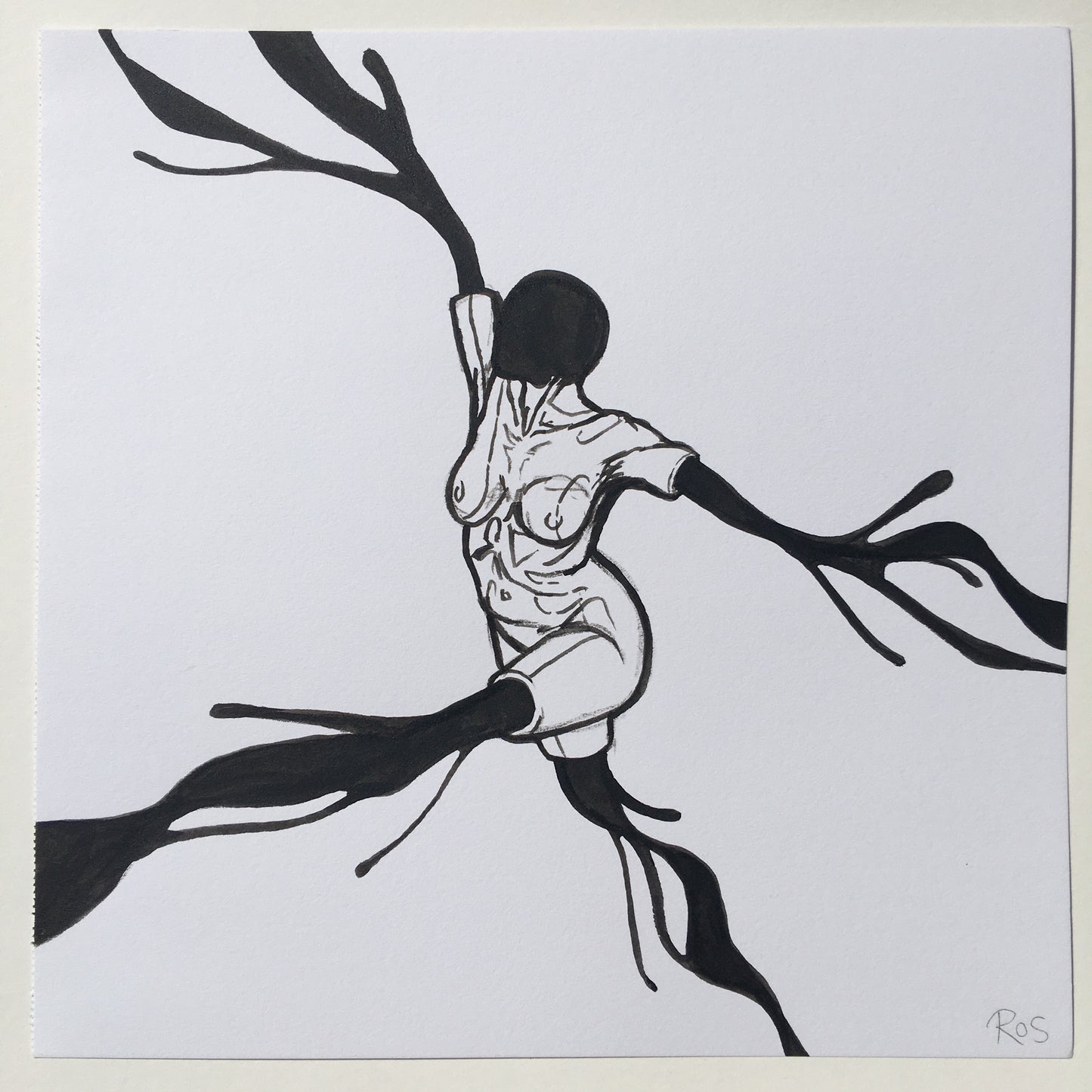 'The Faceless' [6] | 2022 | Ink Drawing