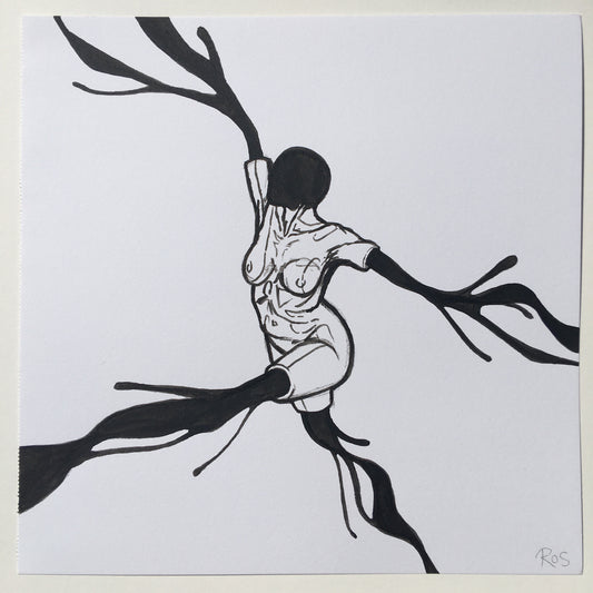 'The Faceless' [6] | 2022 | Ink Drawing
