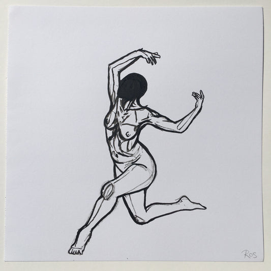 'The Faceless' [7] | 2022 | Ink Drawing