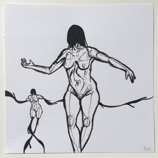 'The Faceless' [2] | 2022 | Ink Drawing