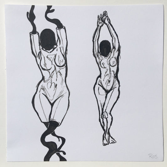'The Faceless' [1] | 2022 | Ink Drawing
