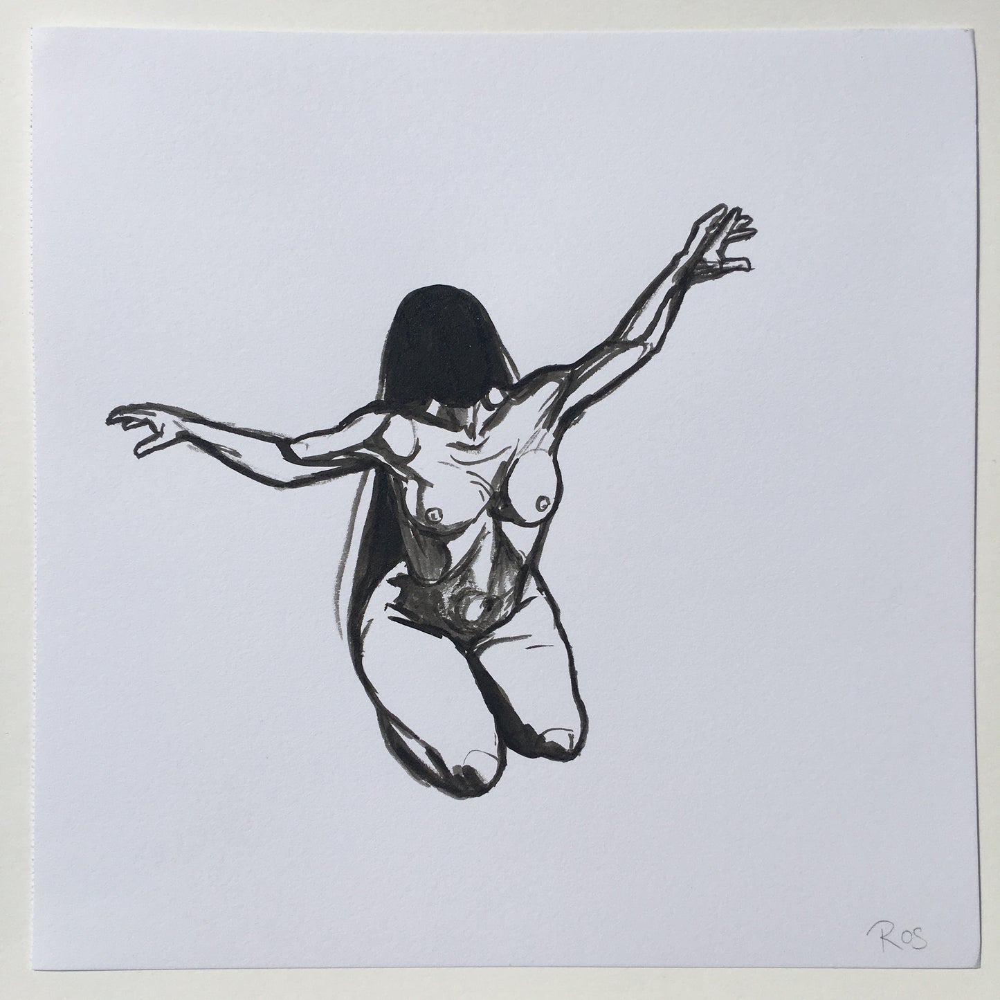 'The Faceless' [10] | 2022 | Ink Drawing