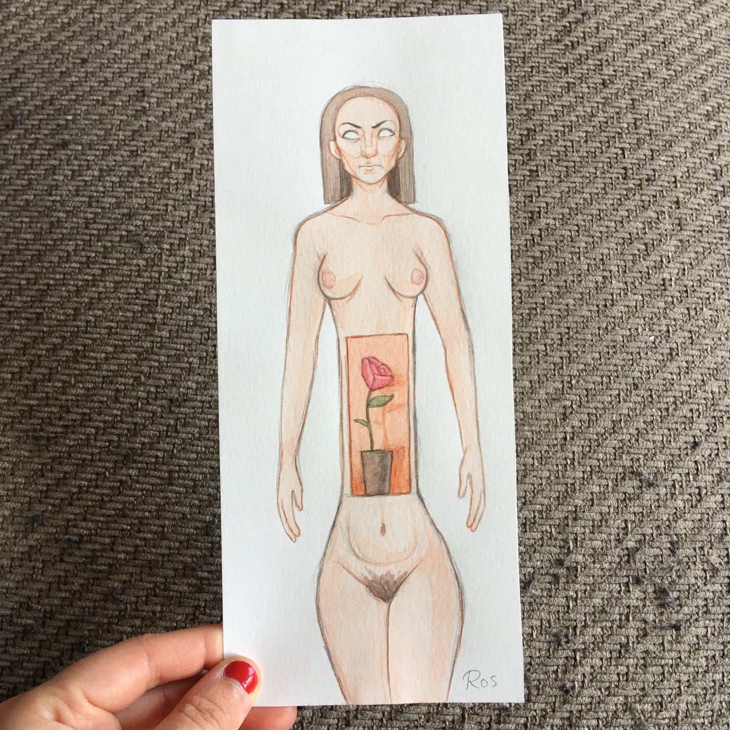 'HUMAN SHELVES' | 2021 | Watercolour Drawings